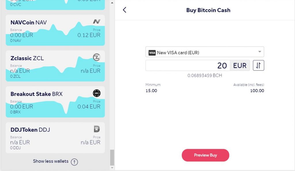 Buy Bitcoin Cash