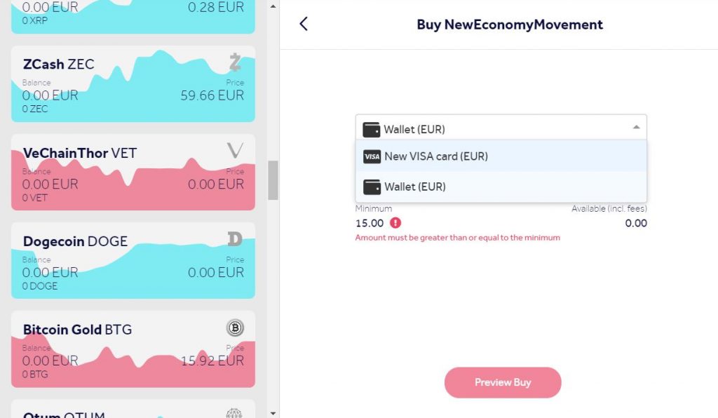 Buy NEM