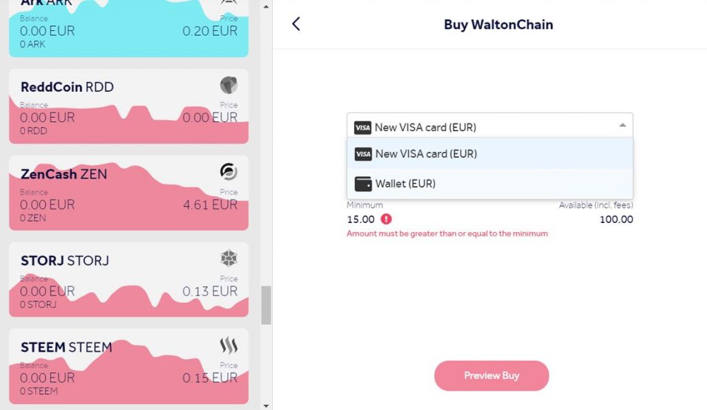 Buy Waltonchain (WTC) online