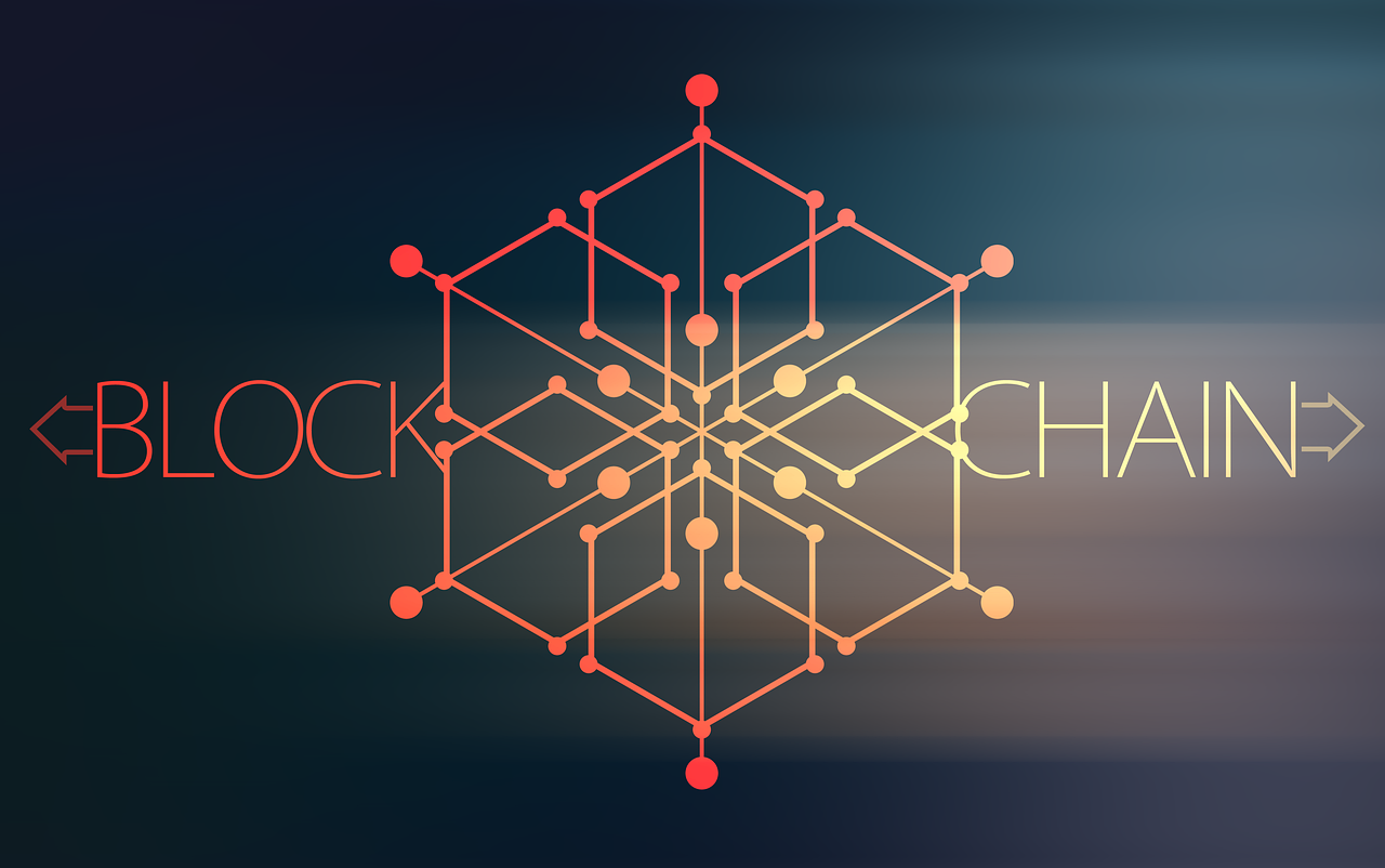 Illustration of block chain network