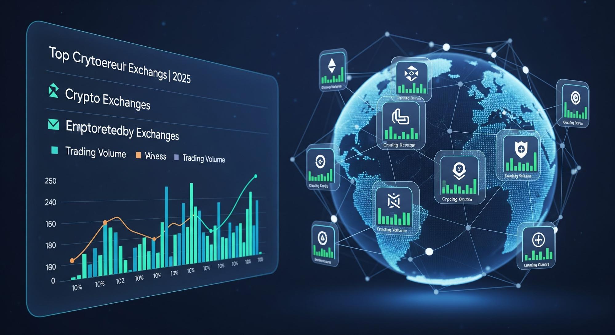 image depicting top crypto exchanges