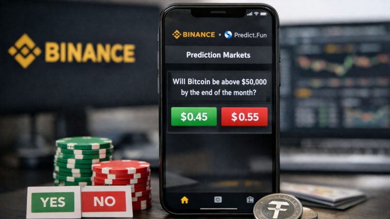 Binance Launches Prediction Markets in Wallet Through Predict.Fun